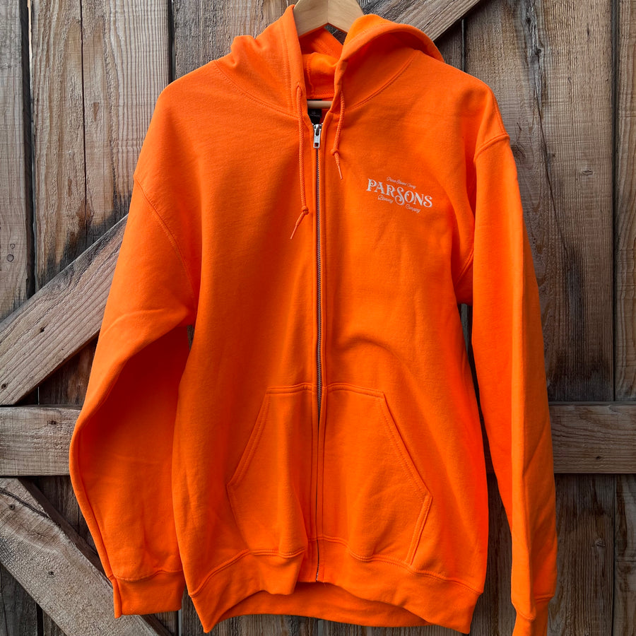 Sweat Zip HiVis à Capuche Portwest Orange Taille L - B305ORRL