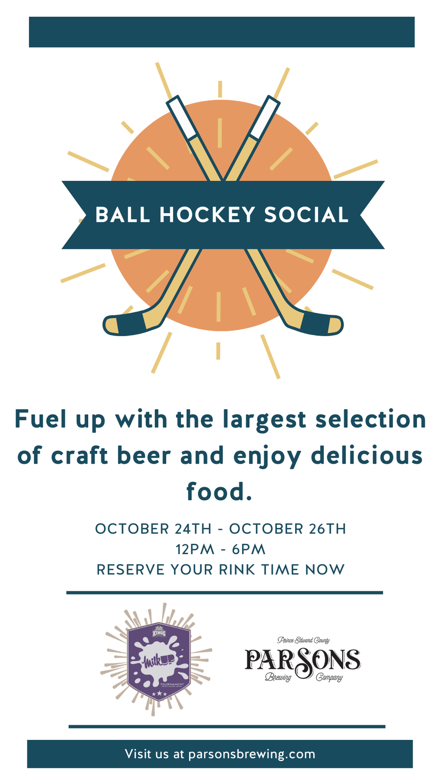 Ball Hockey Social - Parsons x Milk Tournament 2025