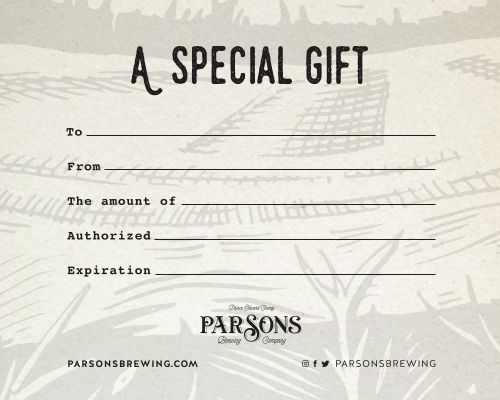 Gift Certificate - For In-Person Use Only